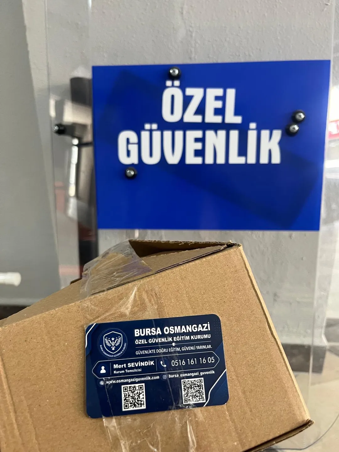 Osmangazi Güvenlik kartvizit tasarımı