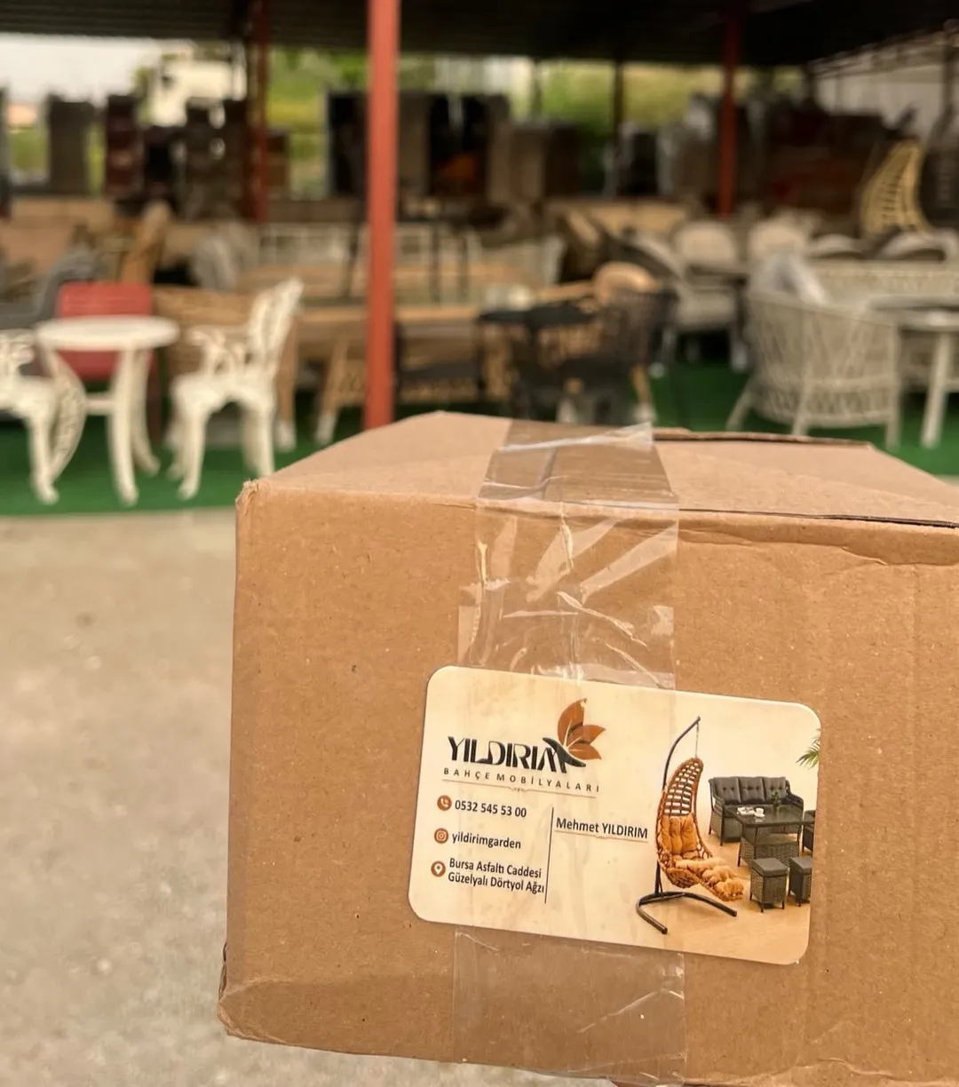 Yıldırım Bahçe Mobilyaları kartvizit baskısı