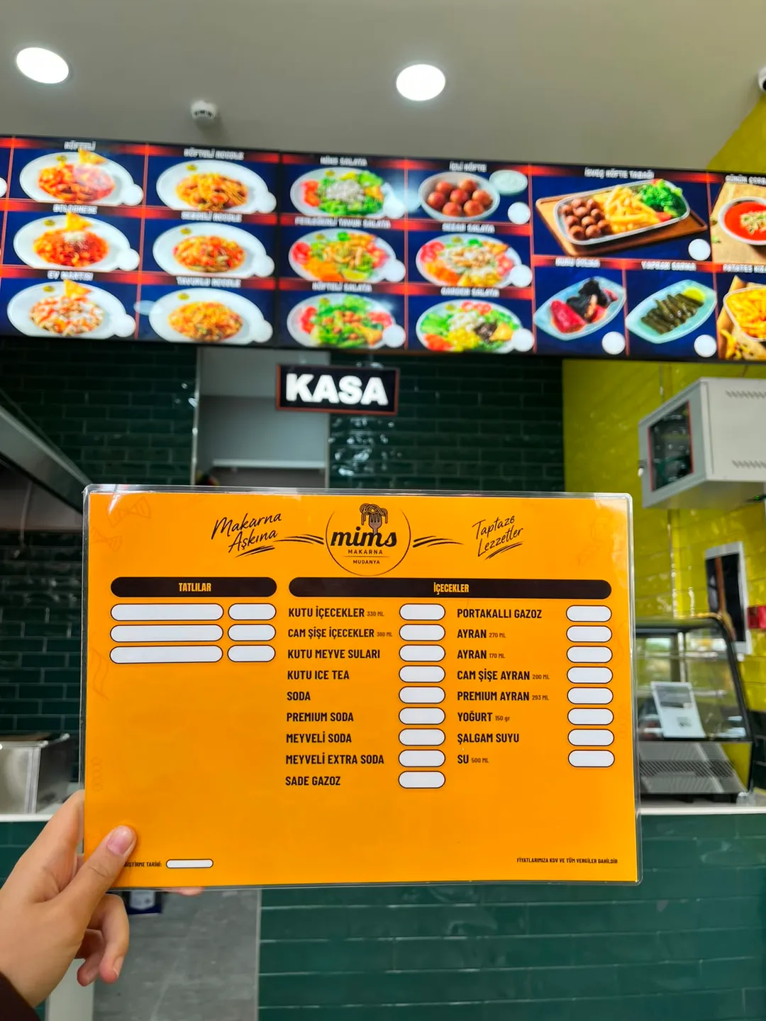 Menü tasarımı çalışması — NuHas Creative